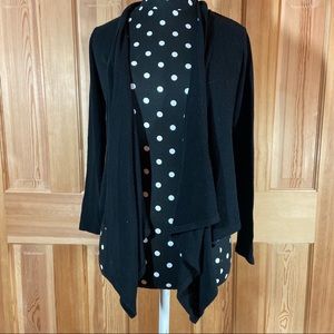 🖤 DKNY Open front draped cardigan